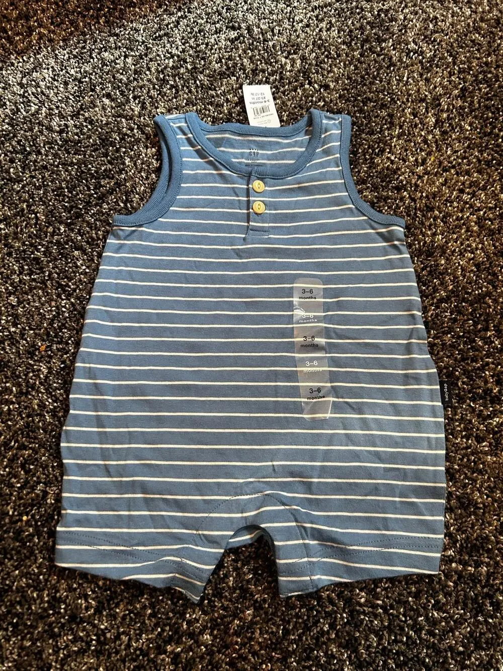 3-6 m gap romper new with tags